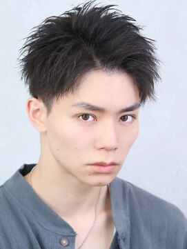 コンフィデンス 新宿3rd(confidence) １分スタイリングメンズ黒髪イメチェン刈上げソフトモヒカンモク
