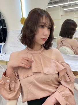 ザシェノンウメダ(THA CHAINON UMEDA) 心斎橋/着物ヘア/大人ガーリー/ダークアッシュ/似合わせカット