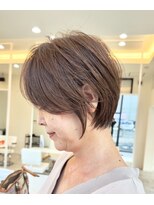 ジュベ 別府店(juve.)&nbsp;別府ショートボブ顔まわりレイヤーカット髪質改善カラー