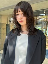 フィルムス 大阪本町(FILMS) レイヤーカット/顔まわりカット/ナチュラル/ブラウンカラー