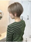 クールショート/ショートカット/ベージュ/ショコラベージュ