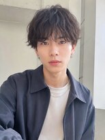 ノア 三宮店(NOA)&nbsp;【NOA】メンズ韓国風シャドウパーマ波巻きマッシュ