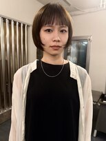 ジグ(JIG)&nbsp;ショートボブ×オリーブベージュ