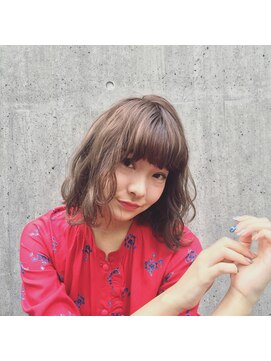 ヘアーラウンジ アンフィ 井土ヶ谷(Hair Lounge Anphi) 【Anphi】外国人風ニュアンスボブ