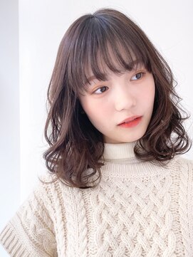 エアー 銀座(air) ★岡田有加★20代30代/ふんわりパーマ×メルティカラー