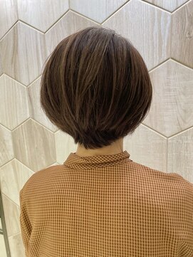 ビューティドレッセヤマノ 池袋パルコ(Beauty Dresse YAMANO) 【ハイライト】大人ショートボブ　30代40代50代