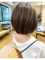 カレン 銀座(Karen)&nbsp;透明感ボブ/ココアベージュ/タッセルカラー/ミニボブ[日比谷]