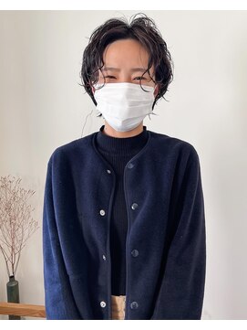 トネリコ(toneriko) ハンサムショートにパーマ