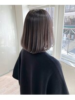 ループ(LOOP) ミディアムボブ/ラベンダーグラデーション