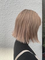 シアン(CYAN)&nbsp;#ミルクティー#ミルクティーベージュ#ブリーチ#10代#髪質改善