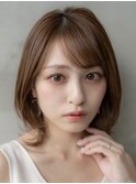 大人かわいい/小顔/ミディアムレイヤー/髪質改善/20代30代40代