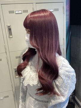 リル 溝の口(LiL) カシスピンク/溝の口/ブリーチ/ダブルカラー/レイヤーカット