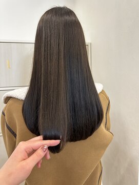 ジュエ ヘアー デザイン(Jue hair design) 脱赤み オリーブグレージュカラー
