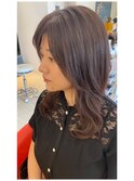 《R+》シアーピンク◎フェイスレイヤーヘア