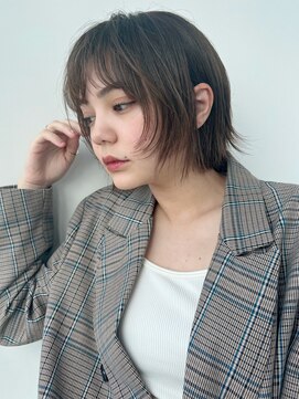 グリードヘアー セルフィッシュ(GREED hair SELFISH) 20,30代に人気☆前髪ありハッシュカットウルフレイヤー