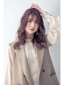 スノードロップ 高円寺店(Snowdrop) 前髪/マチルダボブ/ピンクベージュ/インナーグレージュ/高円寺