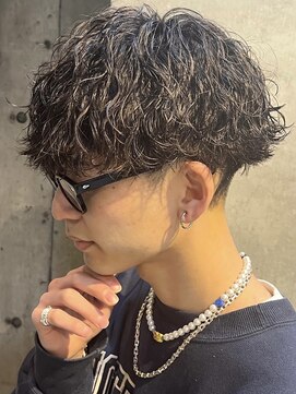 フィフス 栄(fifth) ツイストスパイラルパーマメンズパーママッシュウルフフェード