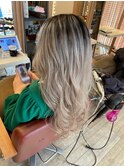 シャドールーツ×バレイヤージュ