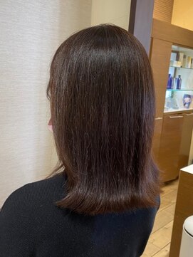 エムウィッシュ(M Wish) こっくりカラー/秋冬/透明感/上品セミロング/オフィス/髪質改善