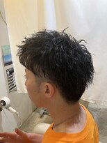 カーム(calm)&nbsp;大人男性ツイスパ刈り上げツーブロショートスタイル