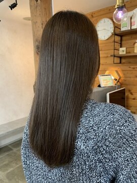 ビスクヘアデザイン(bisq hair design) 髪質改善カラー　艶カラー　ブラウンカラー　ミディアム