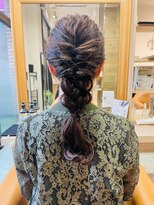 リサヘアーデザイン(RISA HAIR DESIGN)&nbsp;あみ下ろしアレンジ