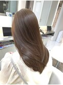 ショコラグレージュ×うる髪レイヤーカット