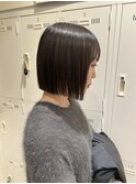 大人綺麗ボブ/藤沢/髪質改善縮毛矯正/ショート/脱白髪染め透明感