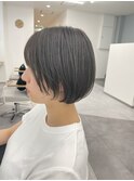 丸みボブ/アッシュ