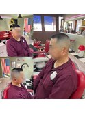 -80's American barber shop-
