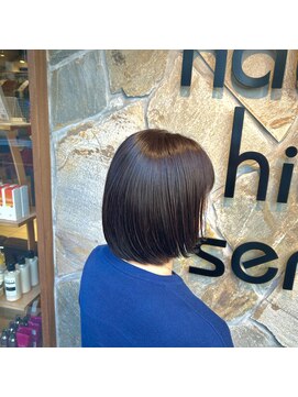 ナチュラルハイセンス 本店(natural high sense) ツヤ×丸みボブ 似合わせカット/町屋駅