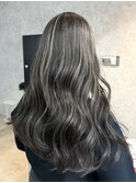 白髪ぼかし可能◎グレージュハイライト☆