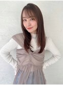 【イメチェンヘアスタイル】ナチュラルストレートヘア