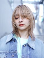 ギークス(GEEKS)&nbsp;【GEEKS渋谷】春夏ウルフ/ミルクティーベージュ/ハイトーン/小顔