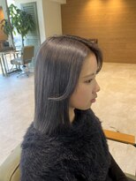 コード 四条河原町駅店(CHORD)&nbsp;グレーカラー/ブリーチ/ケアブリーチ/顔周り/京都/河原町