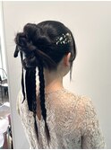 カチモリアレンジ/結婚式参列/ヘアアレンジ