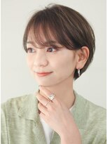 ルアン 大分駅店(ruen)&nbsp;ショートヘアショートカット大分ショート30代40代50代前髪長め