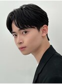 men's/メンズ/フェザーパーマ/黒染め/韓国/ブルーブラック/池袋