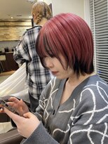 ファブ 千葉店(FaB)&nbsp;ペールピンクに色落ち！赤ピンクカラー