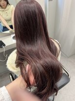 リッカ(LICCA) (licca内堀)韓国ヘア×ピンクブラウン×レイヤーカット