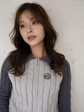 コンティロミー(CONTI ROMMY.) 大人可愛いレイヤーカット韓国風巻きナチュラルブラウン髪質改善