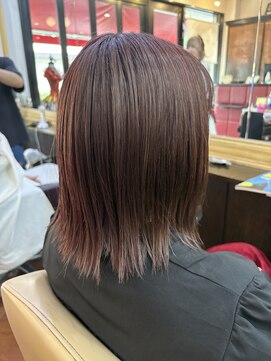 シャンプーボーイアネックス(SHAMPOO BOY Annex) ミディアムぱっつんボブby ERINA