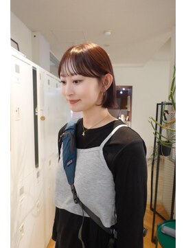 ツナグ(tsunagu) cassis purple×bob