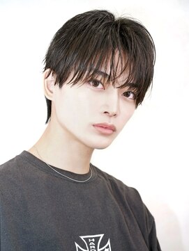 ゼロ 渋谷(XeRo) ツーブロックありラウンドマッシュ韓国風シースルーショート