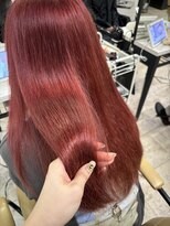 アジールヘア 所沢プロペ通り店(agir hair)&nbsp;チェリーレッドカラー