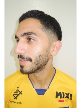 メンズカットアップバングスパイキーショート7