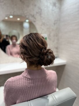 サイドアップ/アップヘア/おだんごヘア