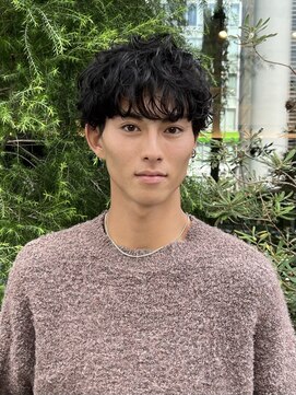 カット＋シャドウパーマ