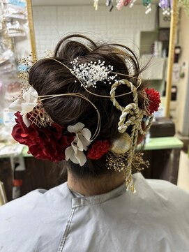 成人式用ヘアー