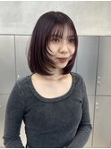 ハッシュカット/顔周りレイヤー/髪質改善